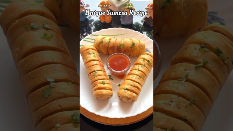 Unique samosa recipe #shorts #recipe #snacks #samosa #potato #shortsfeed #trending #viral #cooking
