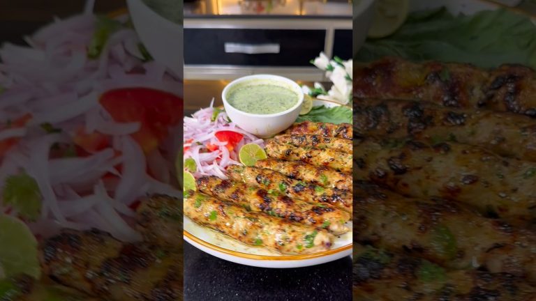 Make Restaurant Style Chicken Seekh Kabab Recipe Like a Pro with This Trick! #cooking #recipes
