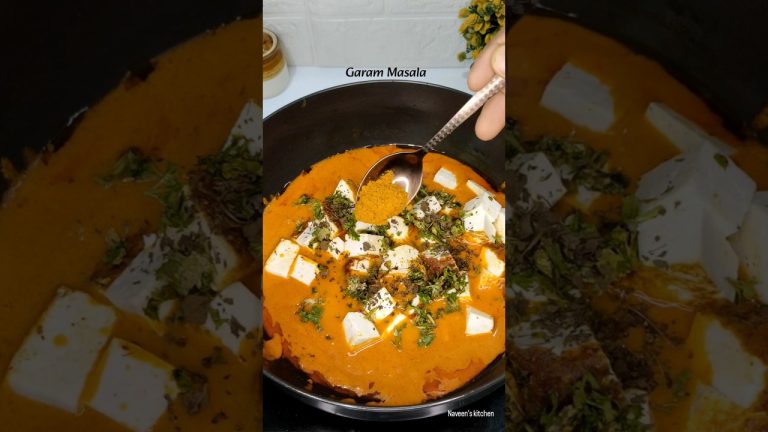 Paneer Butter Masala Recipe 😍 | Restaurant Style Paneer #shorts #paneer #cooking #trending
