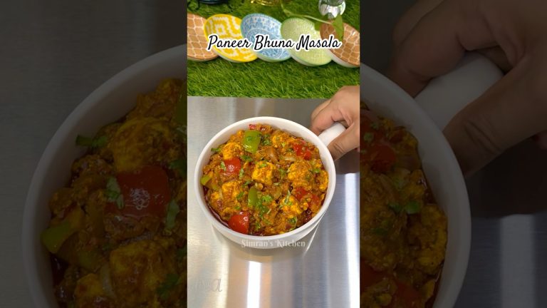 Paneer Bhuna Masala | Paneer Recipe #shorts #paneer #recipe #youtubeshorts #food #viral #trending