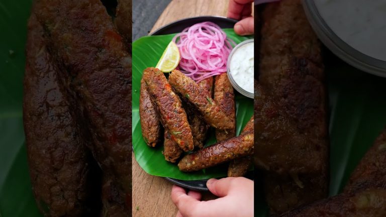 Trending Soya Seekh Kabab | High Protein Veg Kababs | easy recipes #soyabean #highprotein #soya