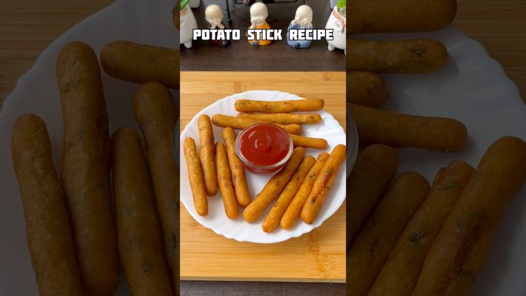 Recipe of potato stick #shorts #snacks #recipe #potatosticks #trending #viral #shortsfeed #cooking