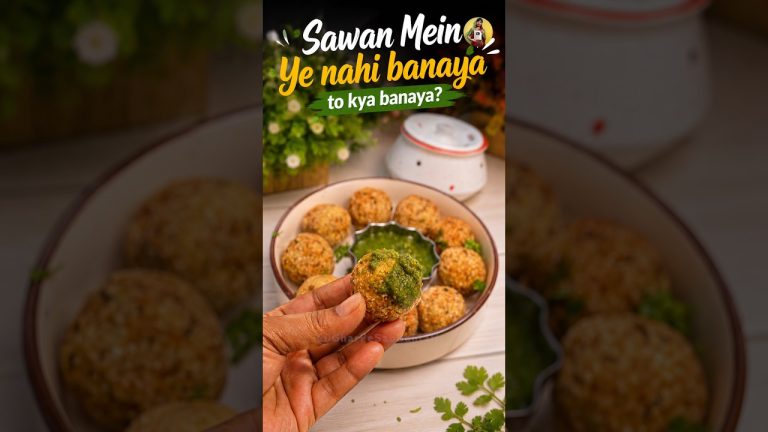 Crispy And Crunchy Sabudana Fried Balls | Fasting Food Recipes #shorts #sawanrecipes #fastingfood