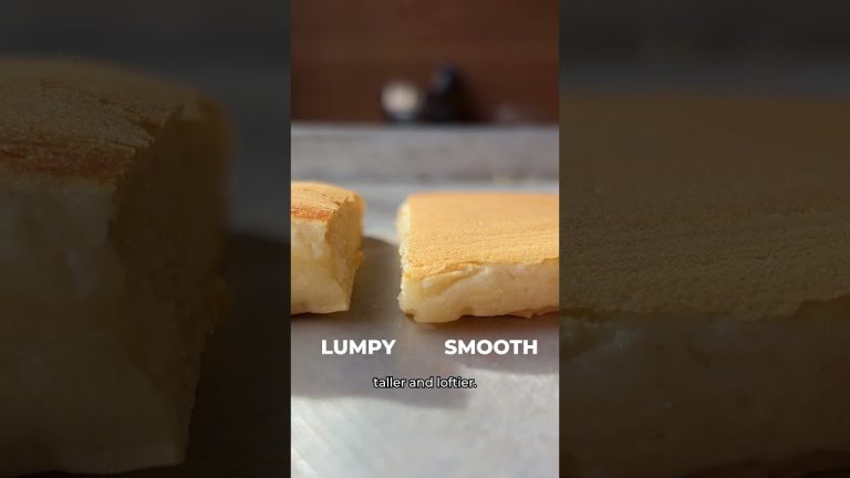 Lumpy Batter Makes Better Pancakes